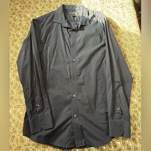 Banana Republic Dark Blue Patterned Shirt